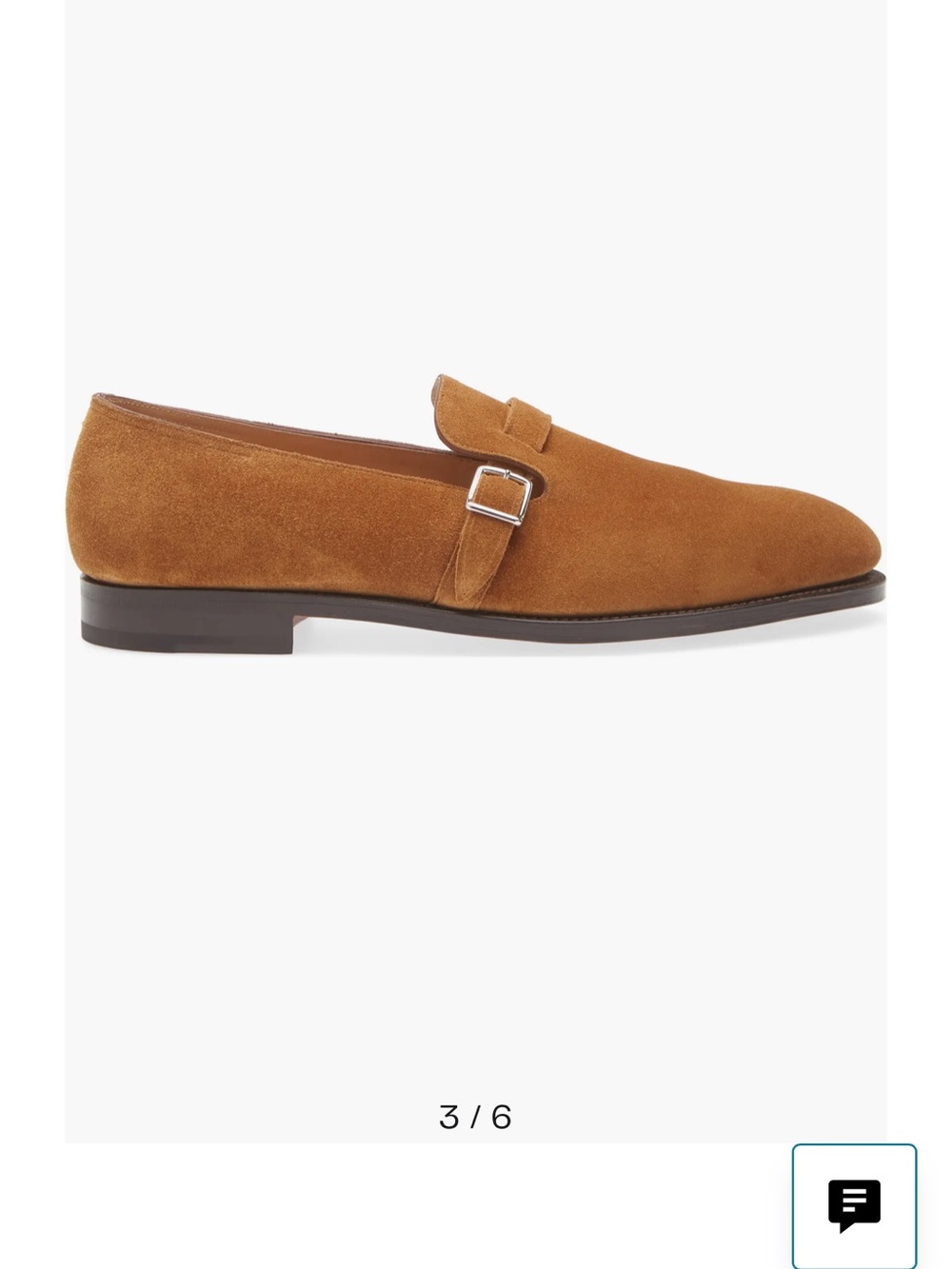 John Lobb Suede Penny Loafers in Cognac